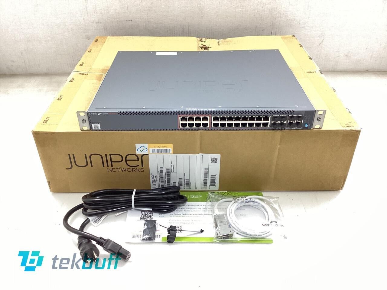 Juniper Networks EX4100-24MP Switch - 24-Port, 1/10 Gigabit, Managed, Layer 3