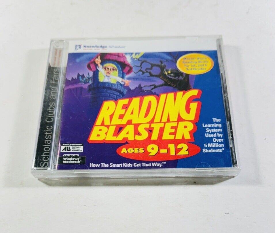 Davidson Reading Blaster Vocabulary CD ROM Ages 9-12 ML301