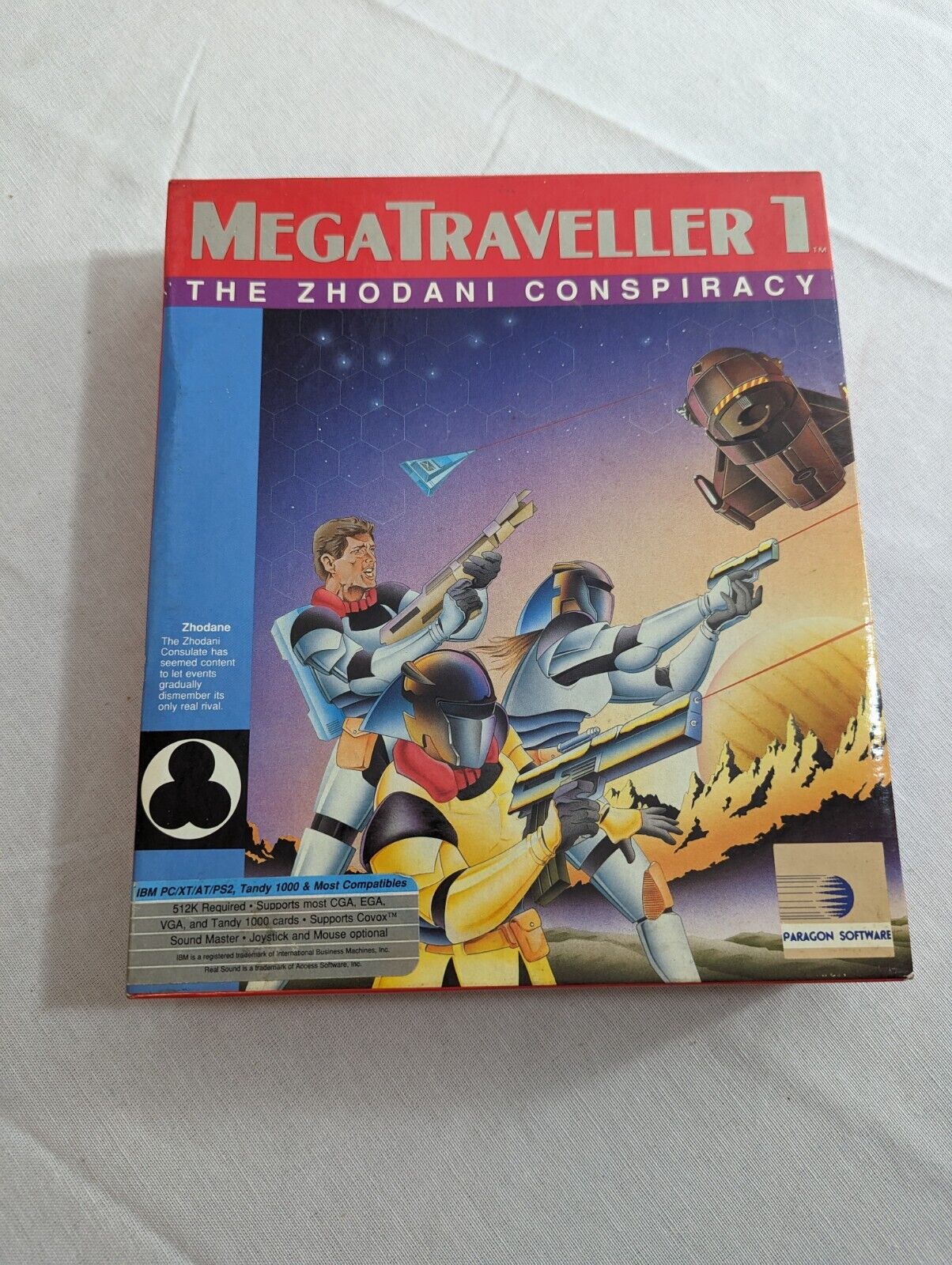 MegaTraveller 1 The Zhodani Conspiracy Game IBM PC 5 1/4\