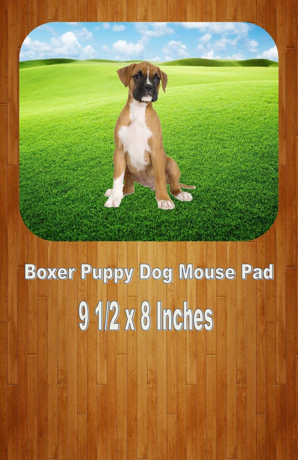 Cute Boxer Puppy Dog 9.5 x 8 Inch Computer/Gaming MOUSE PAD #2