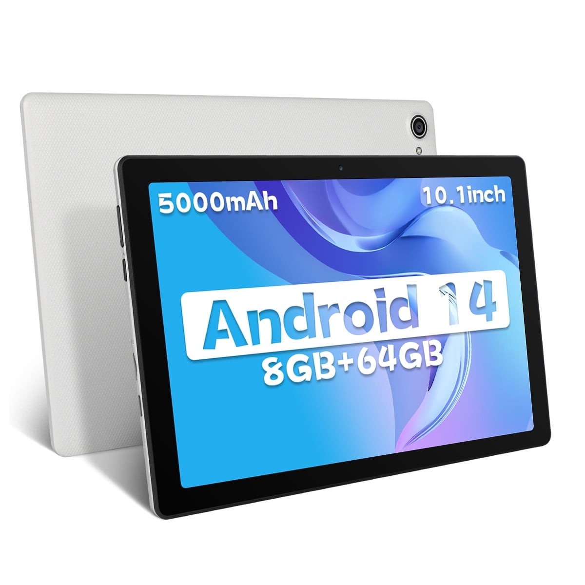 AEEZO Tablet, 10.1 Inch IPS LCD Display, Android 14, Octa-Core 2.4 GHz