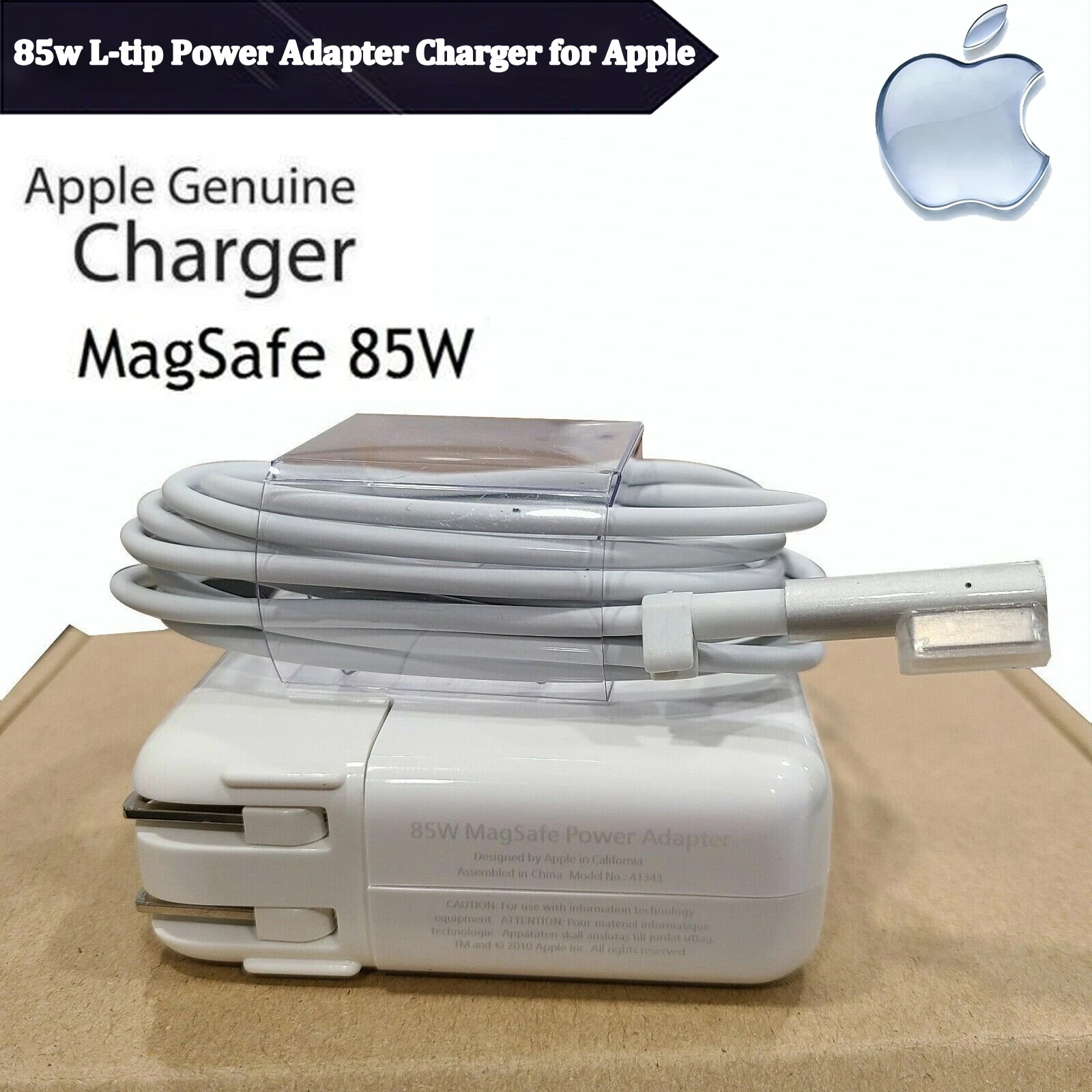 1X OEM 85W L-Tip Adapter Charger Apple MaBook Pro 13''/15''/17'' Before Mid 2012