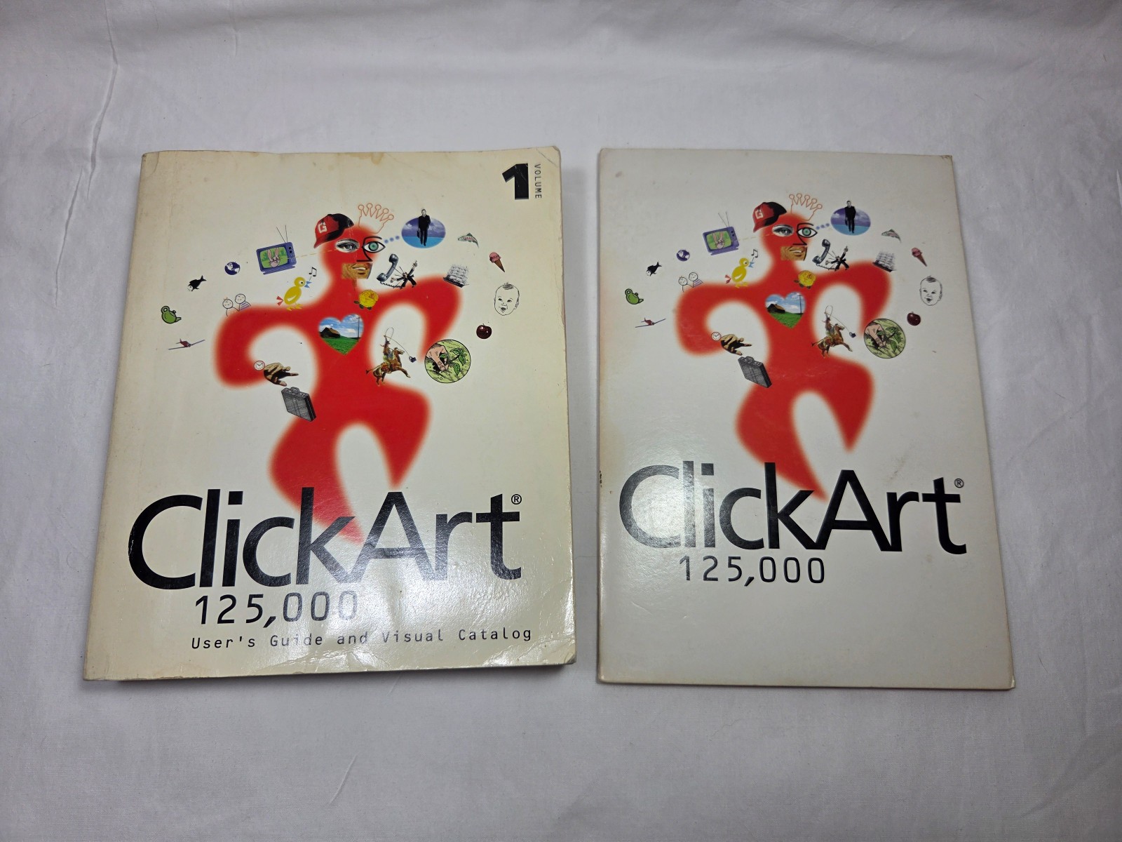 Click Art 125,000 Print Shop CDs 1-9 Windows with Vol. 1