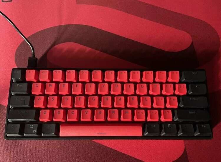 Kraken Pro 60 Programmable Mechanical RGB Gaming Keyboard- Red & Black