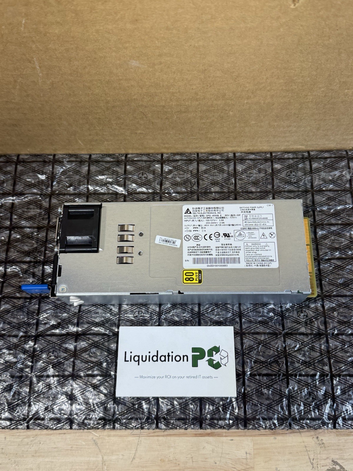 ✅ Delta Electronics DPS-460KB E  460W Switching Power Supply 460W Rev S0F