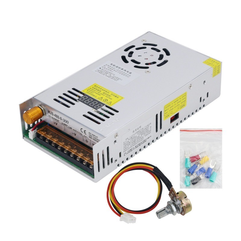 HJS-480-0-300 0-300V 1.6A Digital Adjustable DC Switch Power Supply