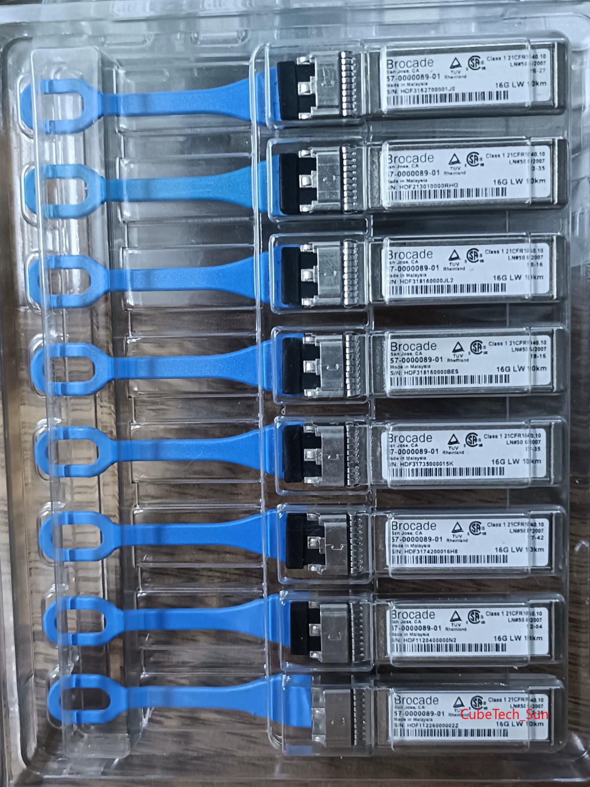 Original 1x Tested - Original Brocade 57-0000089-01 XBR-000198 16G LW 10km SFP+