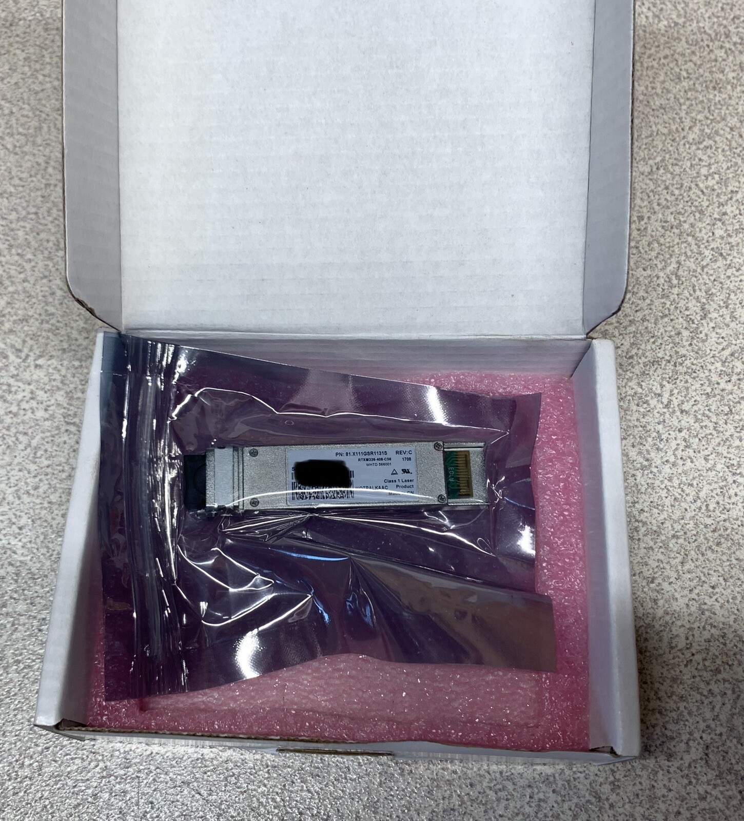 NEW Tellabs 81.X111GSR1131S Rev C 1310nm Multi-rate XFP WOTRALKAAC transceiver