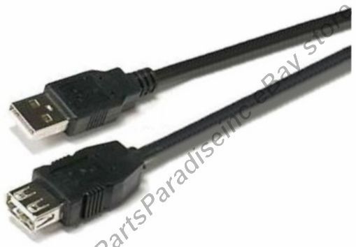 15ft long USB2.0 A Male~Female Extension Camera/Webcam/Printer Cable/Cord{BLACK