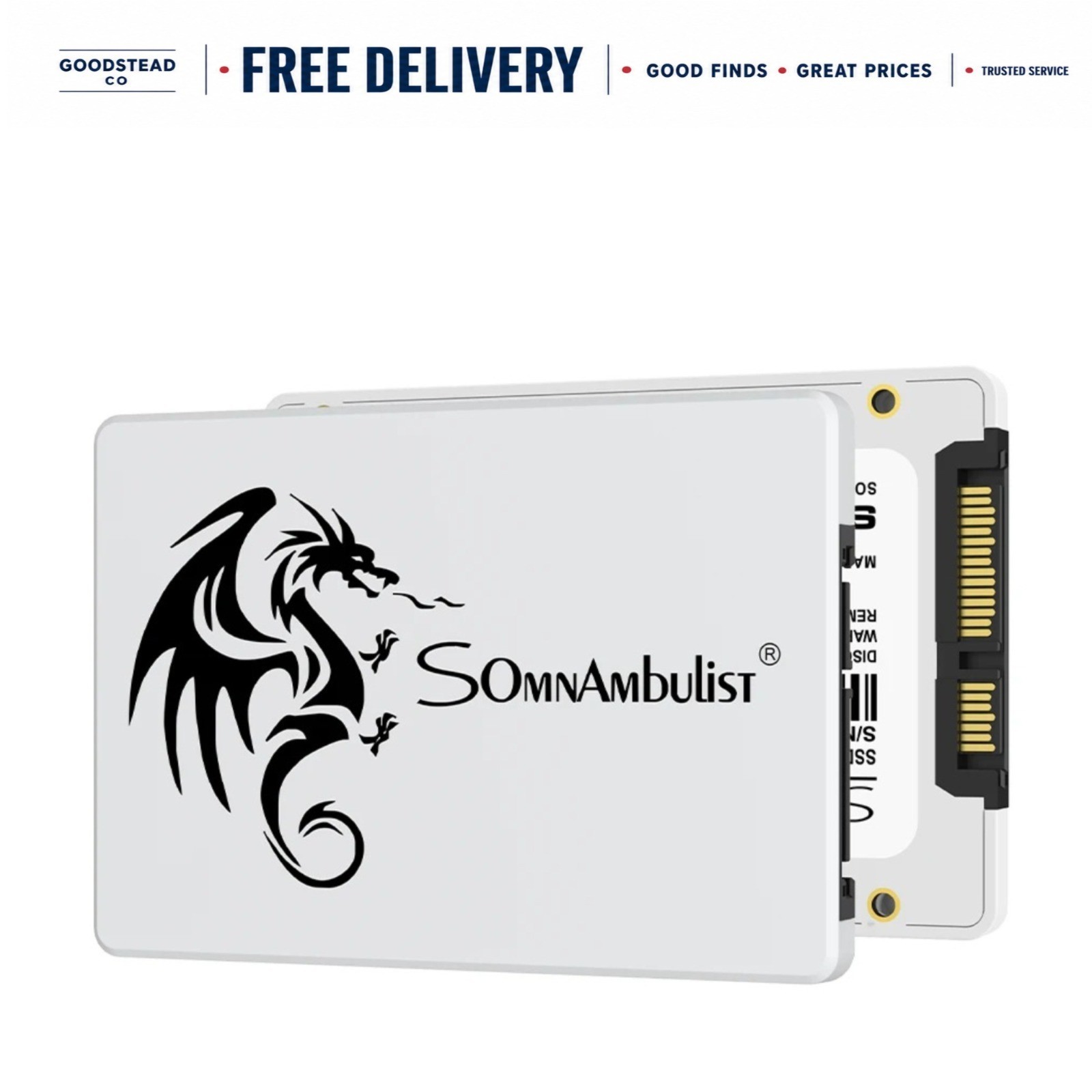 SomnAmbuList 2.5" SATA III Internal SSD 64GB-512GB QLC Solid State Drive for