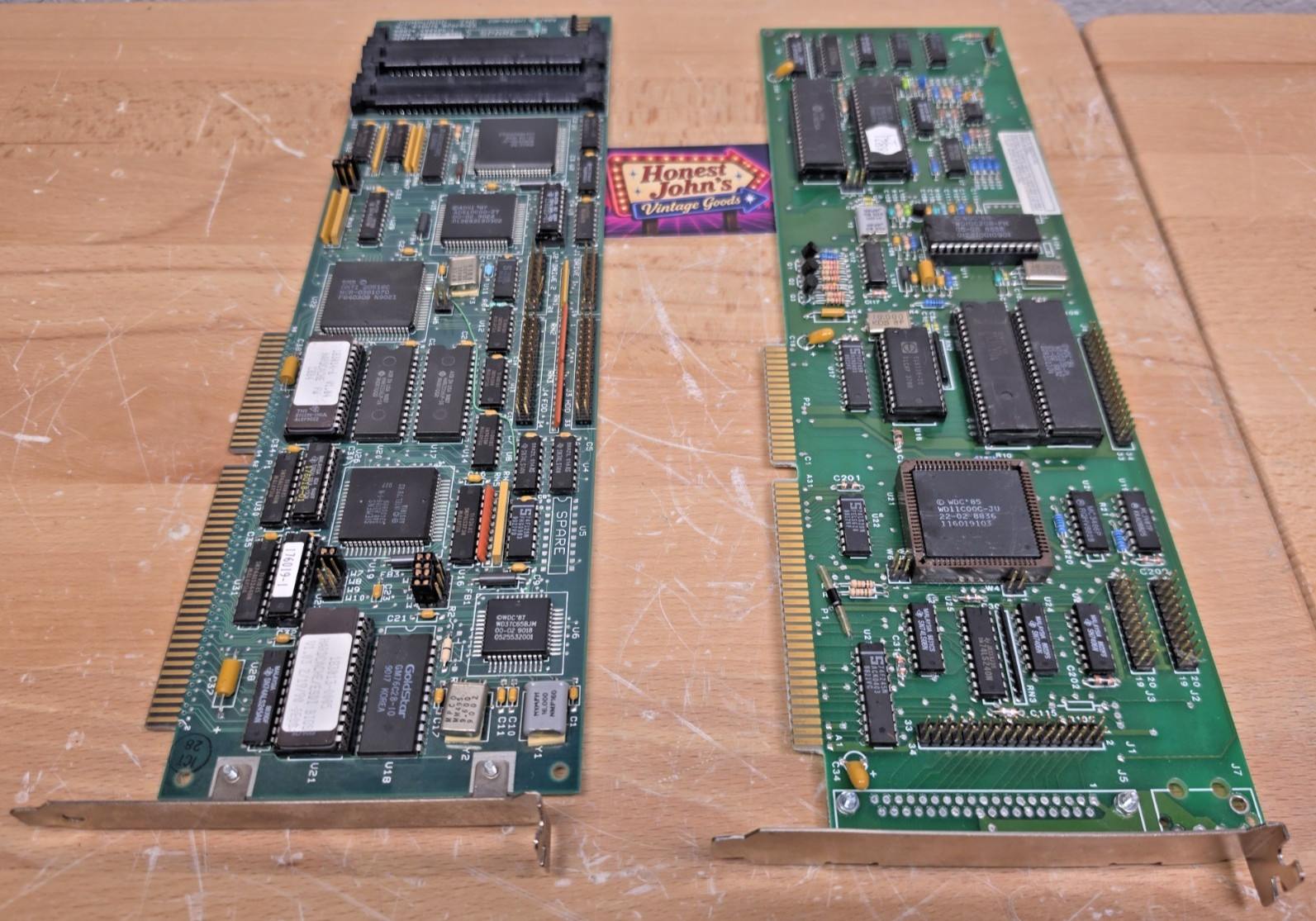 Vintage 16-bit ISA MFM Hard Drive Controller Lot — CompuAdd + Western Digital