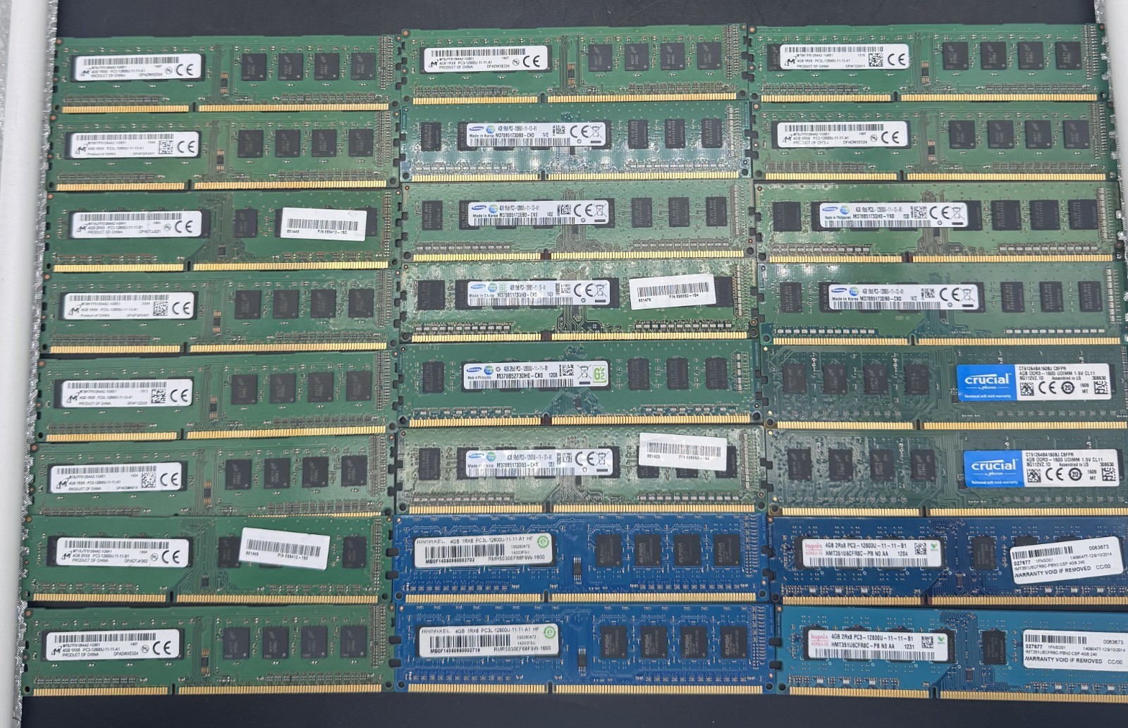 Lot 12 x 2GB DDR3 Desktop RAM 24GB 4 GB 8 GB 16 GB Nanya Hynix Micron