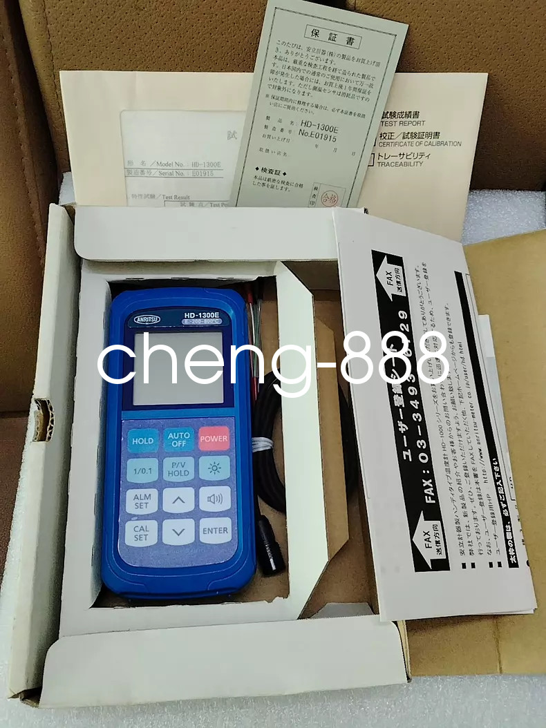 1PCS ANRITSU HD-1300E Precision thermometer new via FedEx or DHL