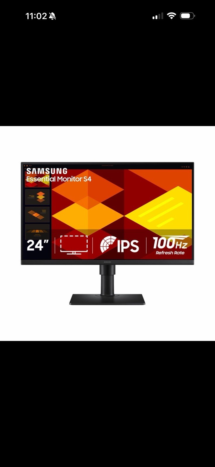 Samsung S24D408GAN 24" S40GD FHD IPS Monitor
