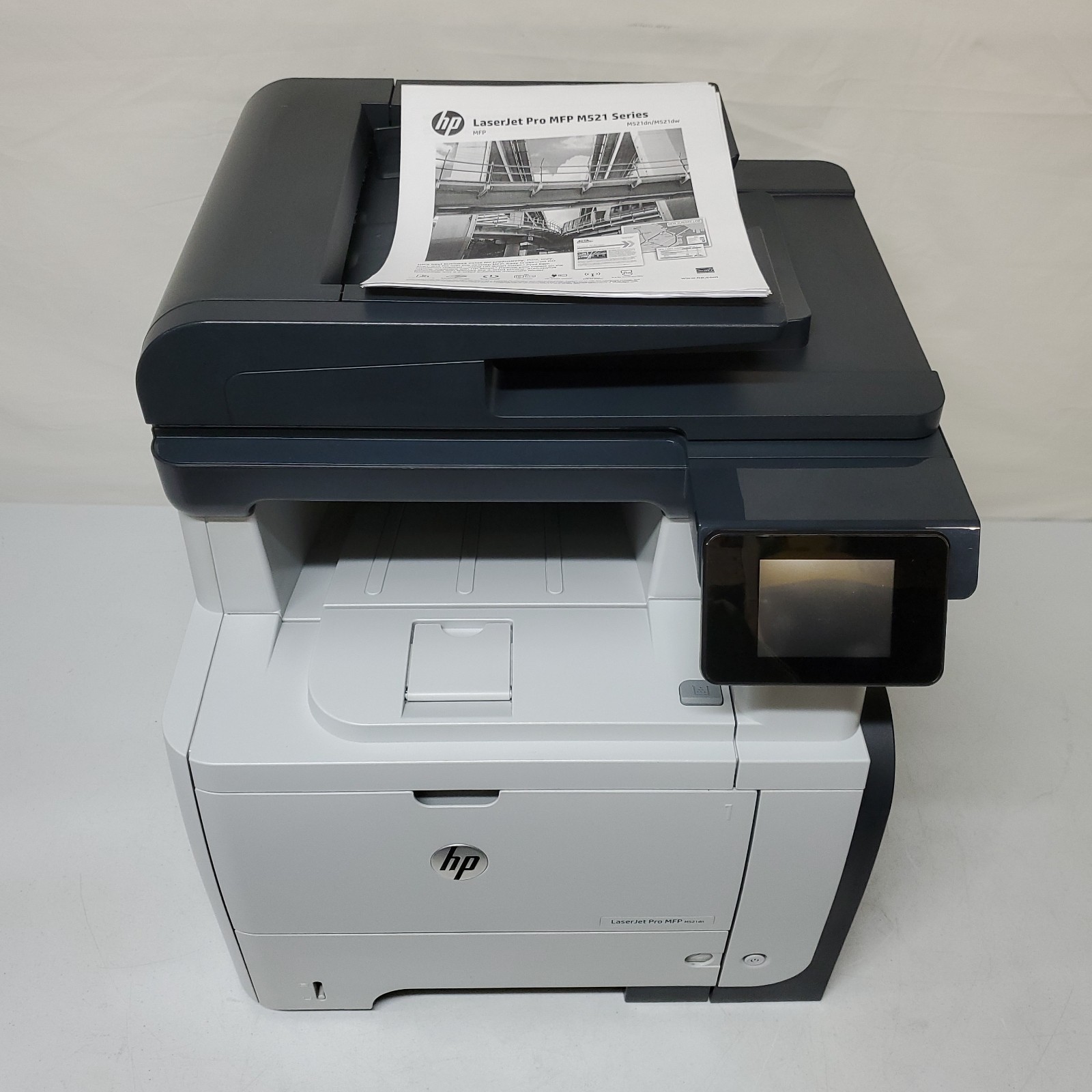 HP LaserJet Pro MFP M521dn Black & White Printer W/Toner All-In-One