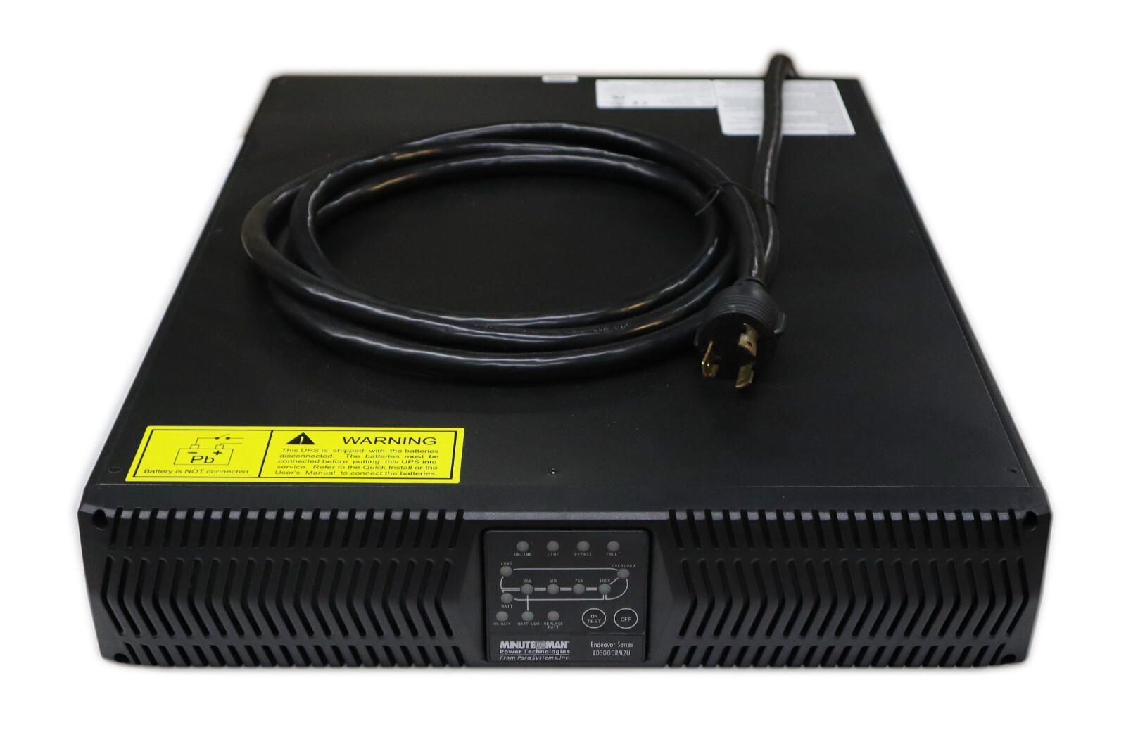 New Battery Minuteman Endeavor UPS Online 3000VA 2100W 2U Rack Tower ED3000RM2U