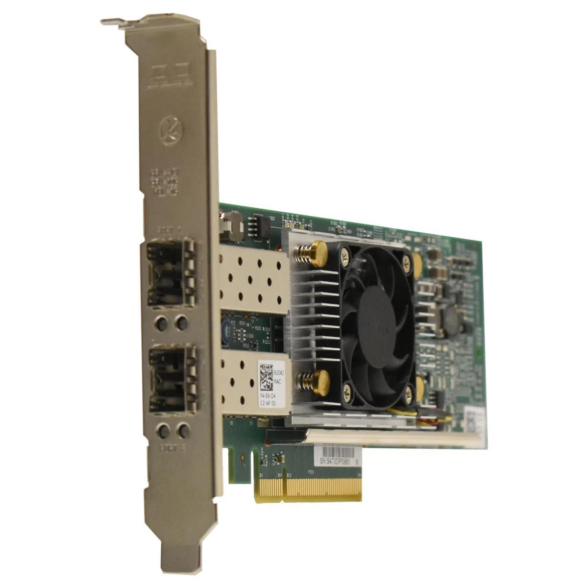 Dell N20KJ BCM57810S Dual 10GbE NIC Full Height + 2x Y3KJN SFP+ SR INCLUDED