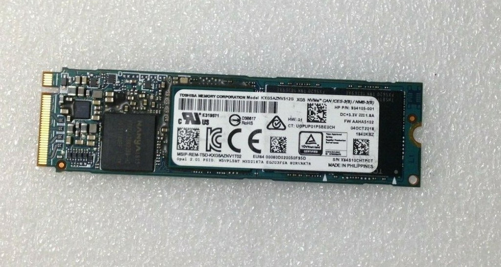 HP/Toshiba L17250-001 KXG5AZNV512G XG5 KXG5AZNV1T02 Series 512GB Express 3.0 x4