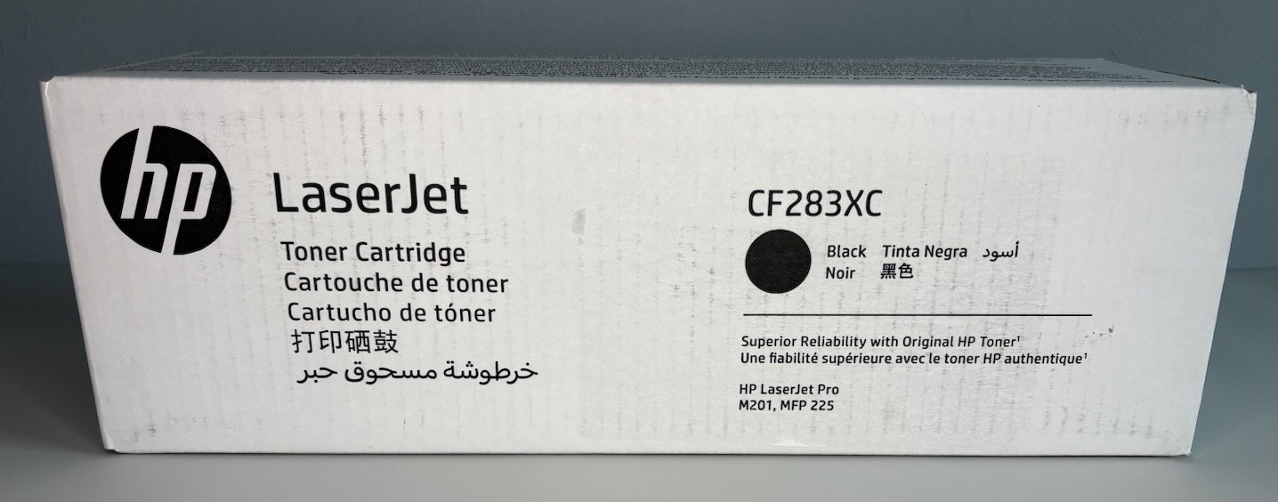 Genuine HP 83X CF283XC Black High Yield LaserJet Toner Cartridge - New Sealed