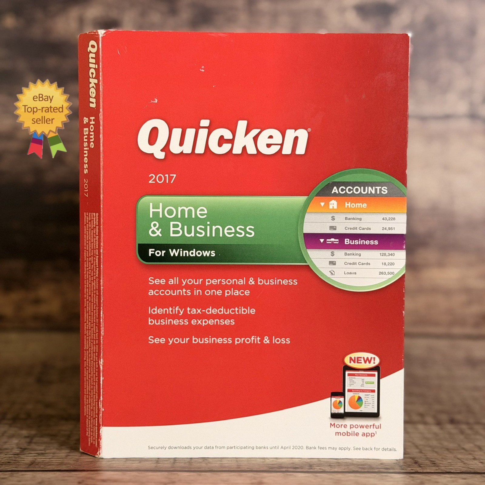 Intuit Quicken 2017 Home And Business Windows PC - PLEASE READ BELOW ⚠️TESTED
