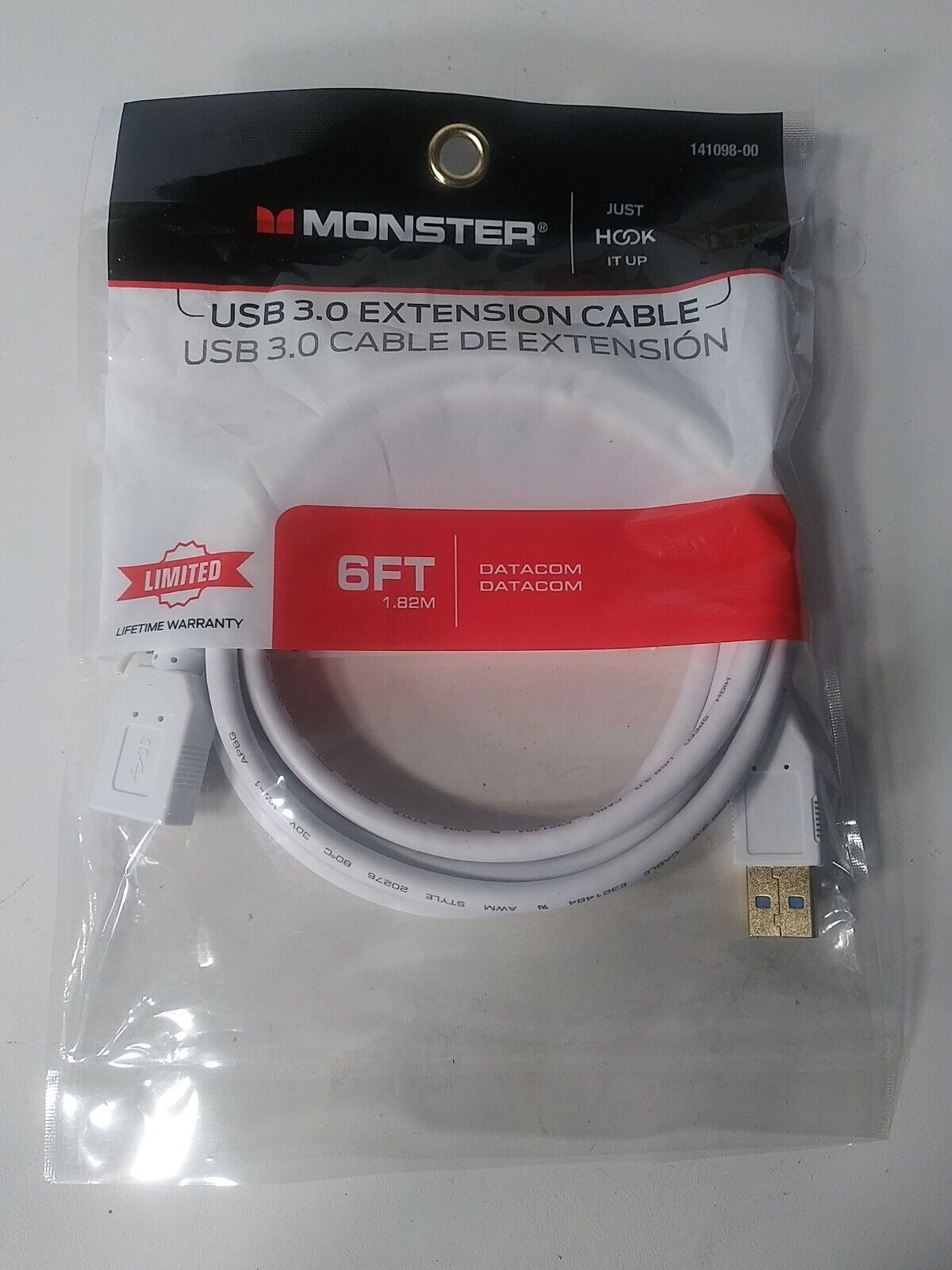 Monster 6’ High Performance USB 3.0 Extension Cable 141098-00