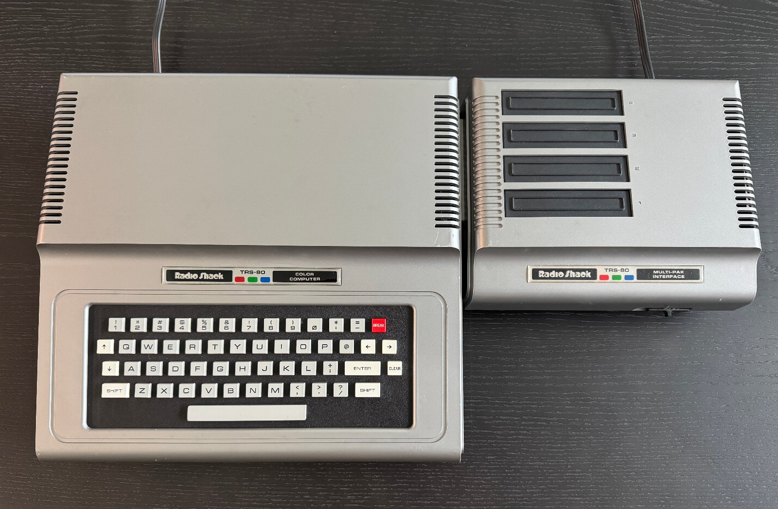 Radio Shack TRS-80 Color Computer Tandy CoCo 1  HDMI upgrade with Multi Pak