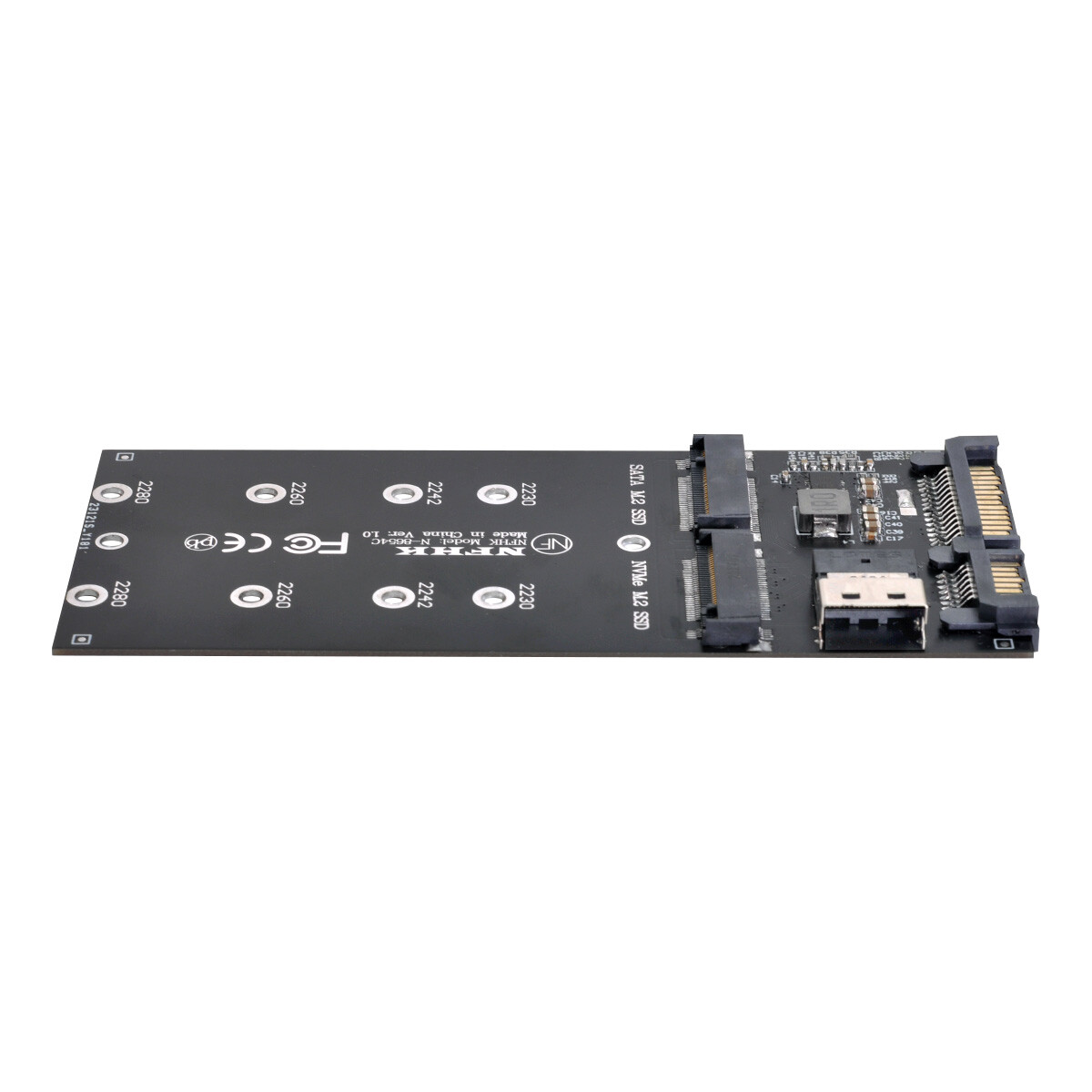 Cablecy SFF-8654 to U2 Kit NGFF M-Key to Slimline SAS NVME PCIe SATA Adapter