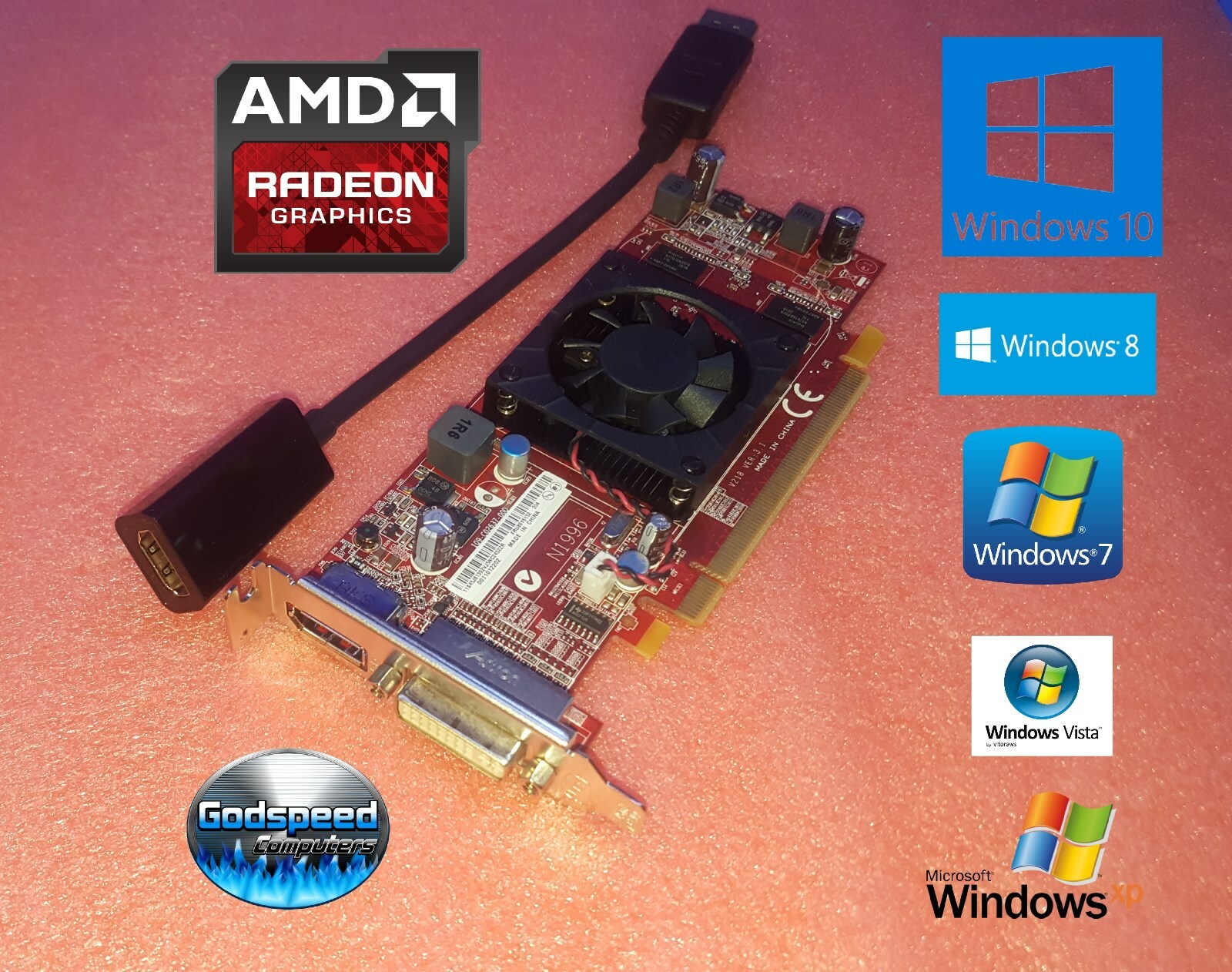 LENOVO ThinkCentre M73e M82 M83 M90p M91p M92p M93p HDMI DVI DP Video Card