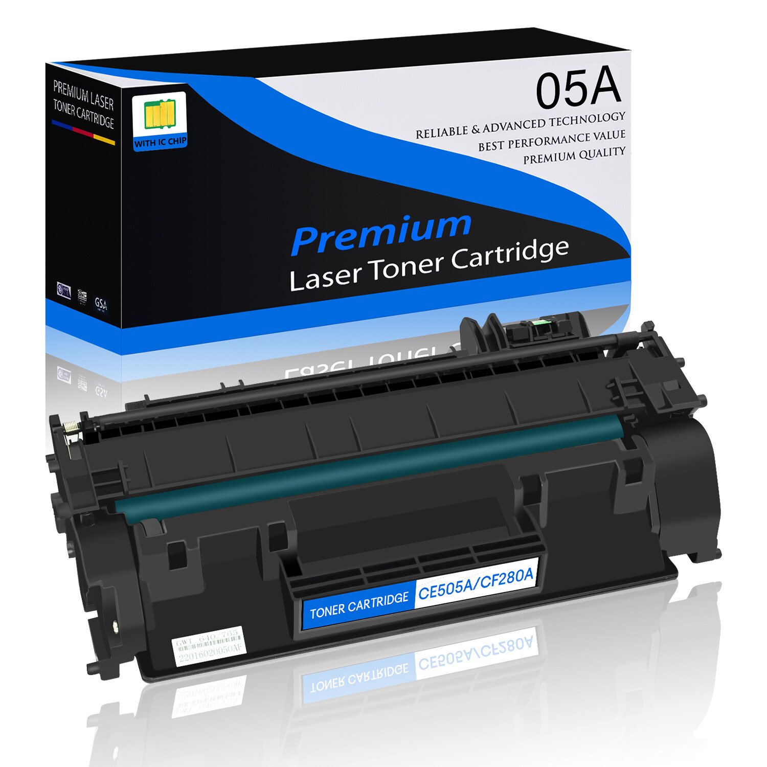 High Yield CE505A Toner Cartridge For HP 05A LaserJet P2035 P2035n P2050 Printer
