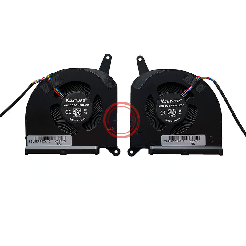 1set CPU GPU Cooling Fan for Gigabyte 15G 15P 17P 17G KB RX7G RX5G RP77 RP75 XB