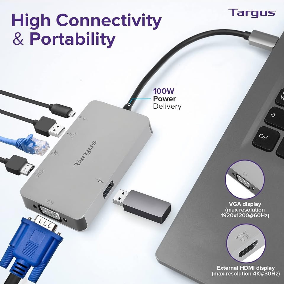 New Targus DOCK419USZ Docking Station for Mac and Windows Laptop