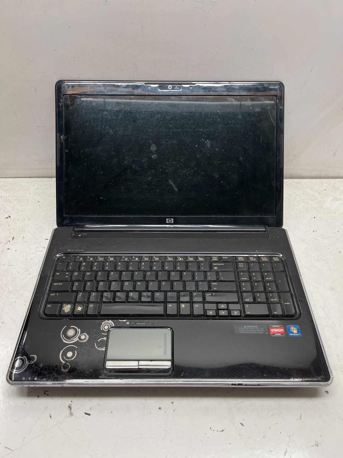 HP Pavilion DV7-3165DX AMD Vision NO HDD