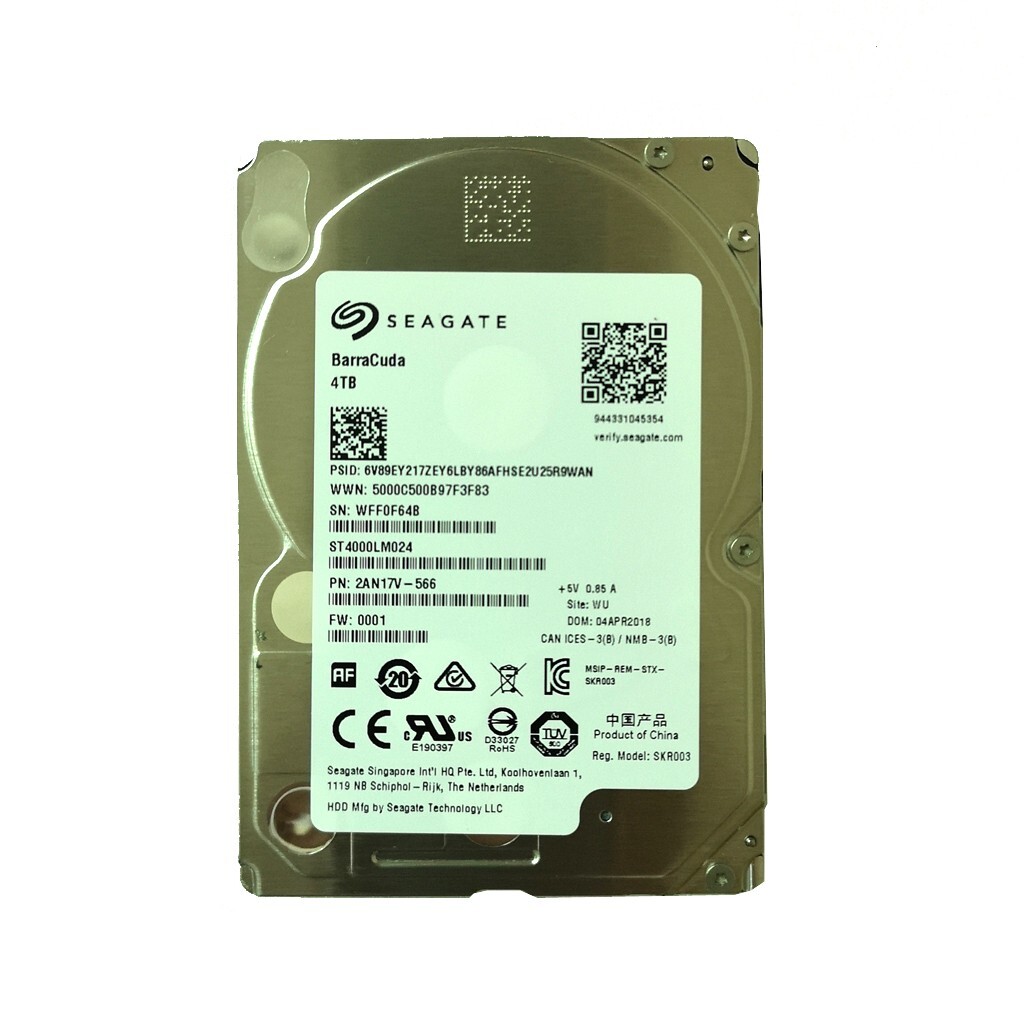 Original Seagate 4TB ST4000LM024 5400RPM 128MB SATA 2.5" HDD Hard Drive 15mm