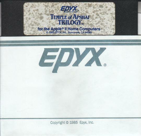 Temple Of Apshai Trilogy APPLE II FLOPPY 3 RPG games Dunjonquest Upper Curse Ra