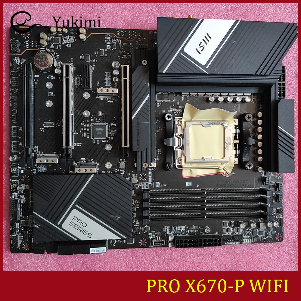 FOR MSI PRO X670-P WIFI DDR5*4 256GB AMD AM5 ATX Ｍotherboard Test OK