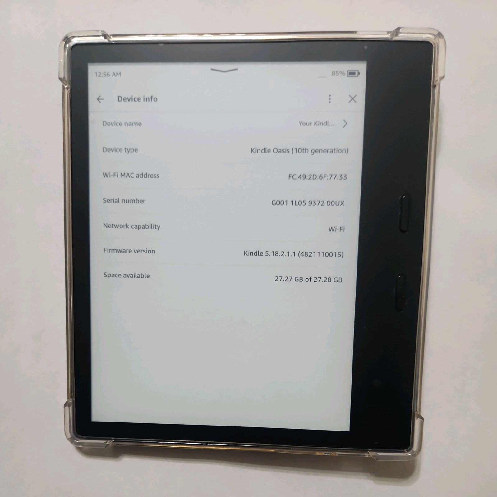 ​Amazon Kindle Oasis 10th Gen 32GB Champagne Gold Wi-Fi 7" bundle w/ case