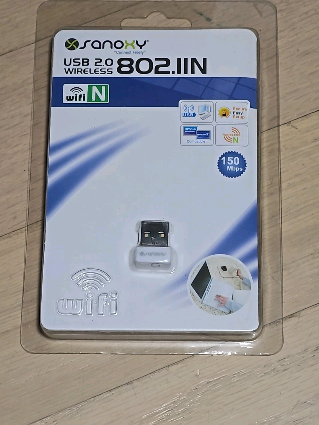 Sanoxy Wireless USB 2.0 150 Mbps 802.11 N Adapter