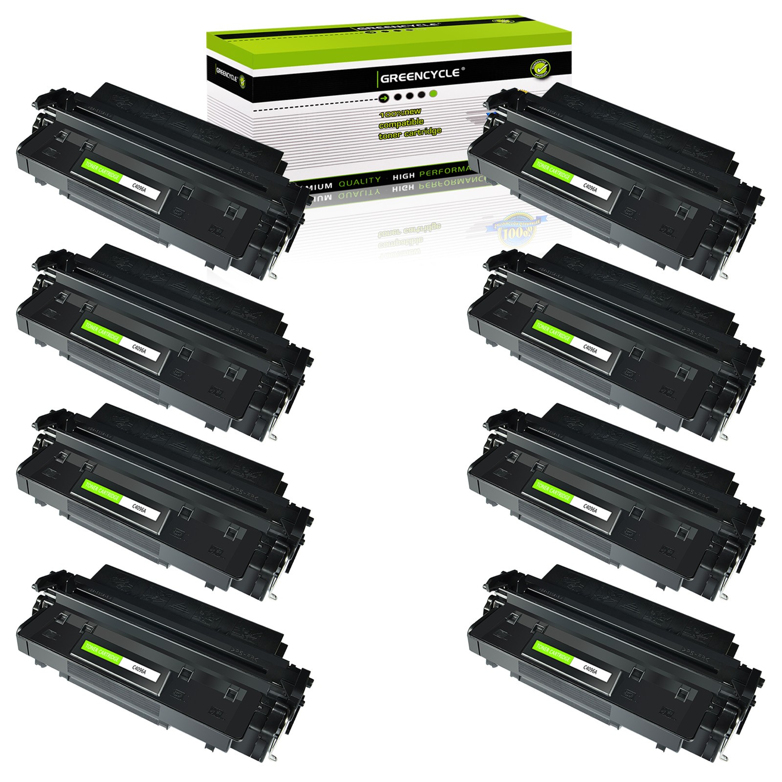8PK C4096A 96A Toner Cartridge for HP LaserJet 2100M 2100SE 2100TN 2100XI 2200