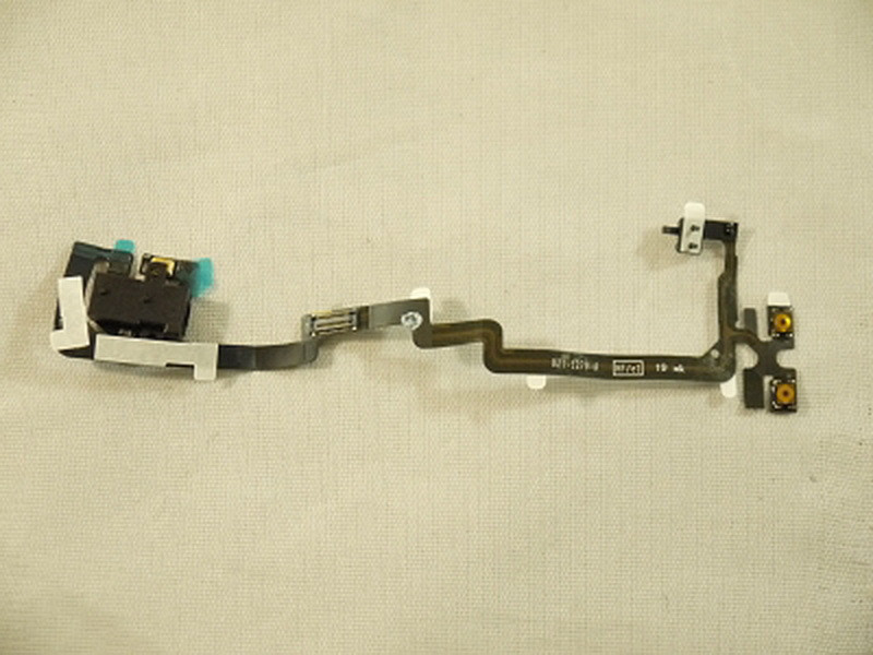 NEW Black Headphone Audio Jack Flex Cable 821-1279-A For iPhone 4 CDMA A1349