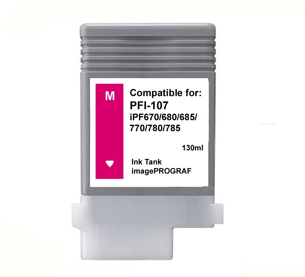 PFI-107 Magenta Ink Cartridge Fit Canon IPF670 IPF680 IPF685 IPF780 PFI107M