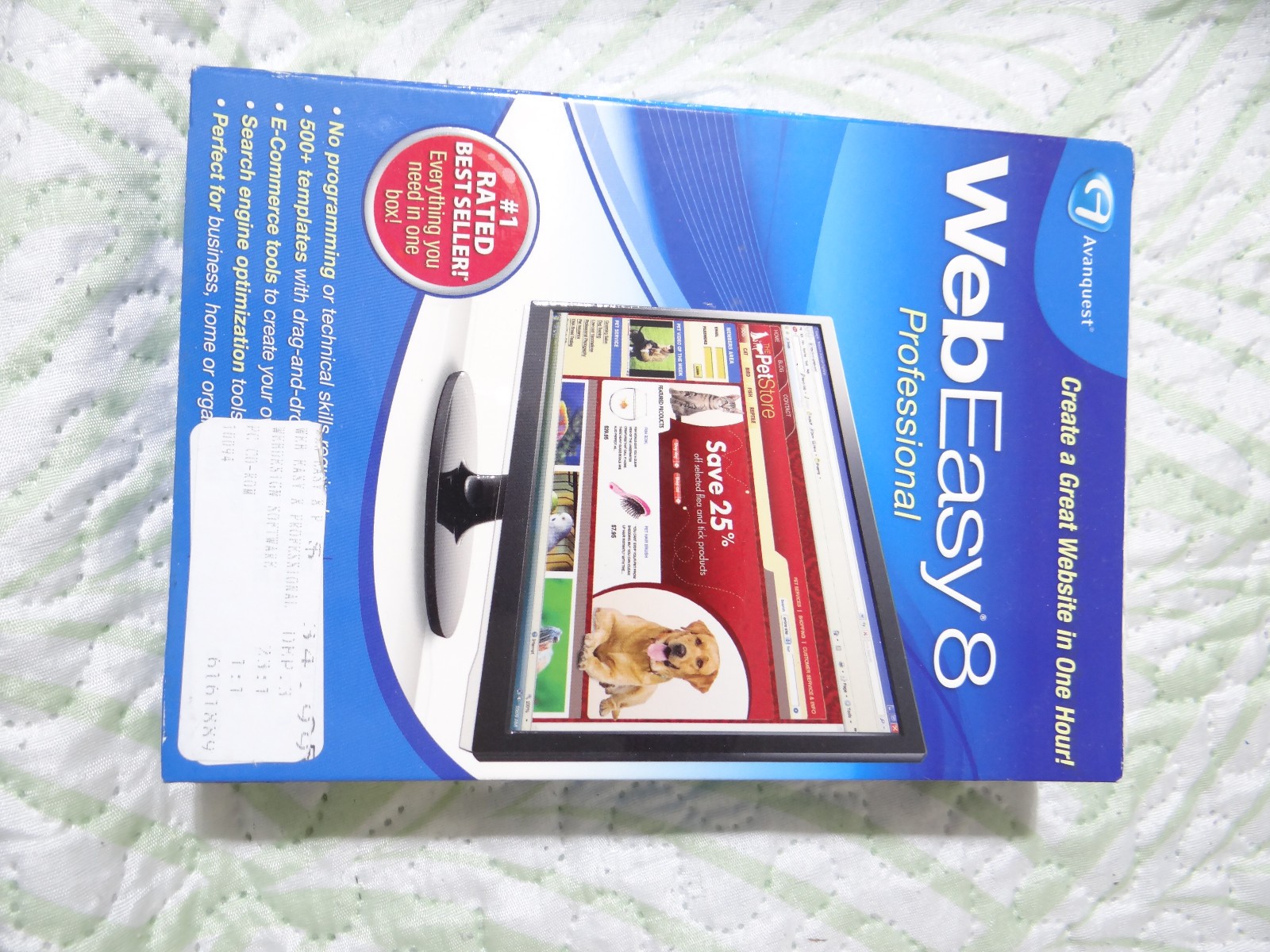 Avanquest WebEasy 8 Professional - Full Version for Windows