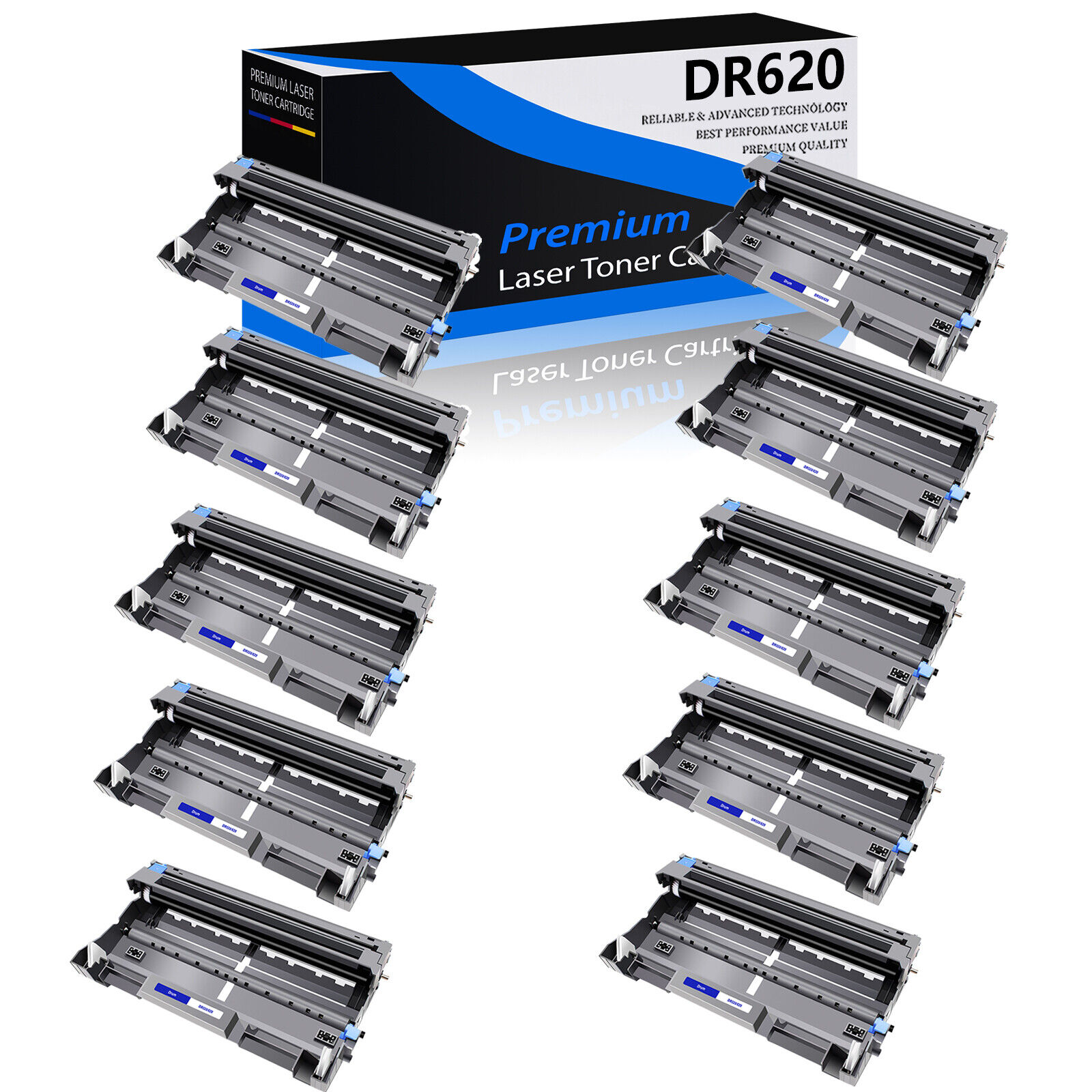 10PK DR620 Drum Unit Compatible with Brother MFC-8480DN 8680DN 8690DW MFC-8890DW