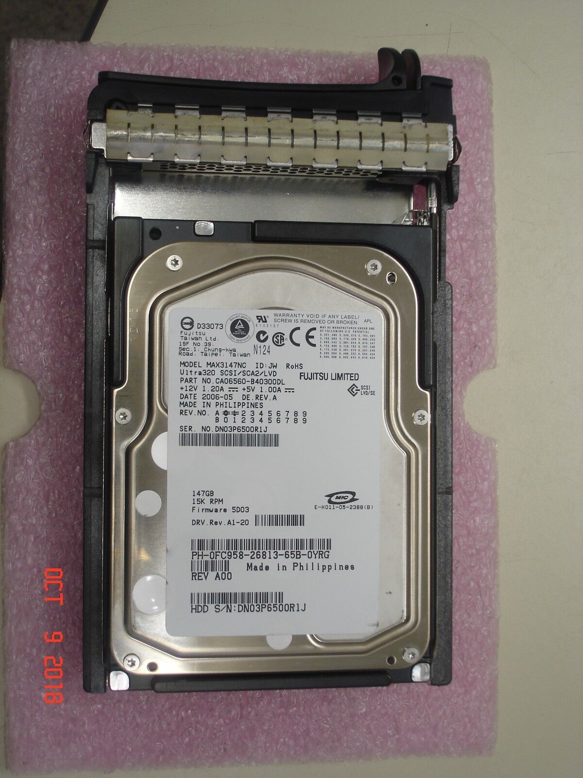 FC958 DELL 146GB 15K U320 3.5