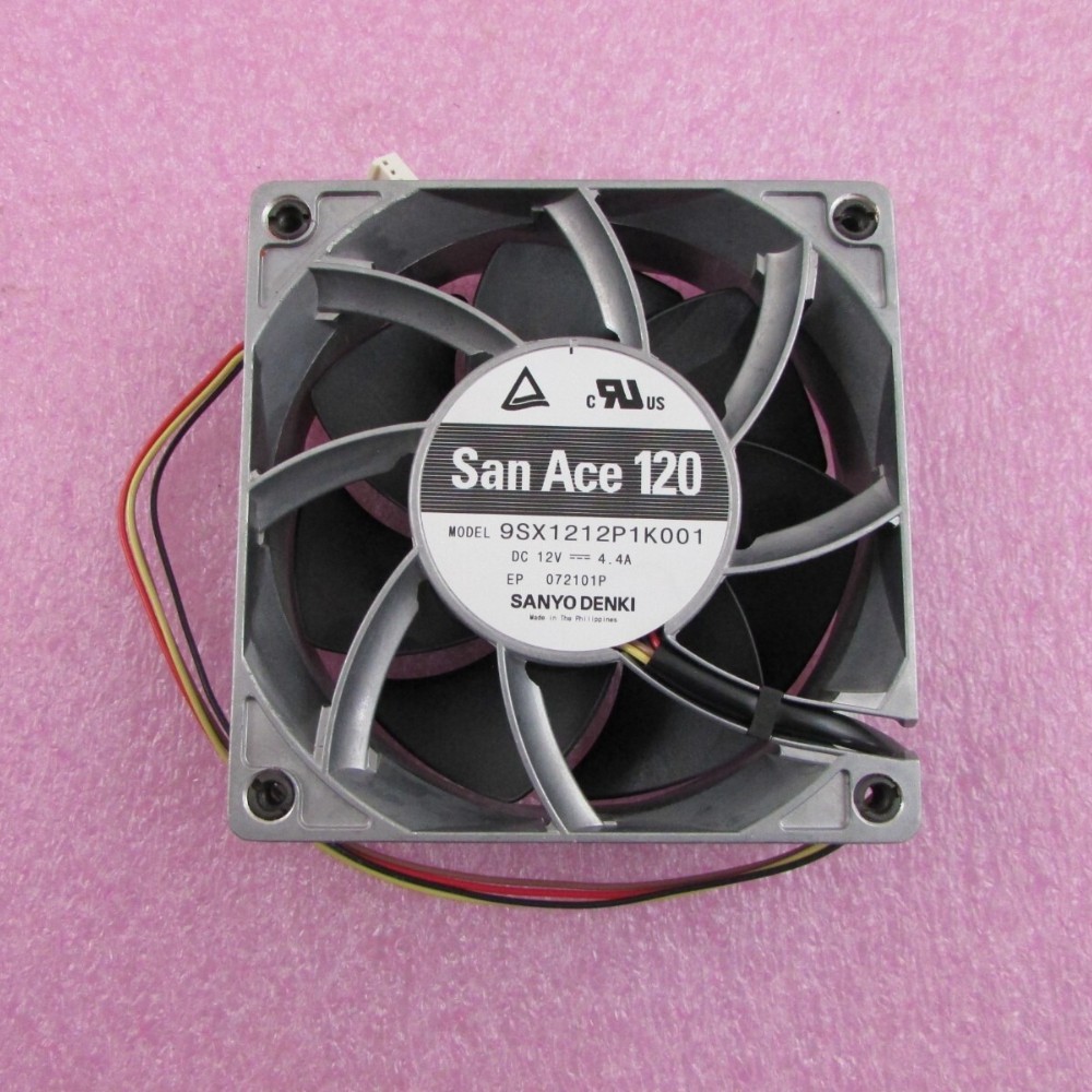 5pcs Sanyo San Ace 120 Cooling Fan 9SX1212P1K001 120*120*38mm 12V Aluminum Frame
