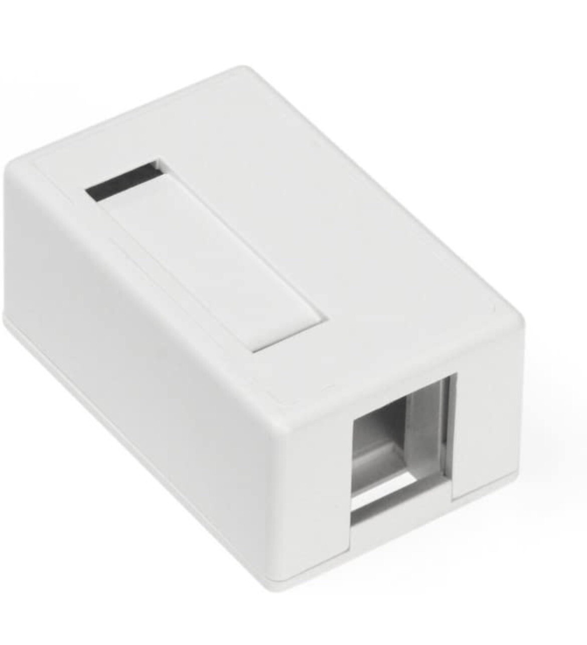 Leviton 41089-1WP QuickPort Surface Mount Housing 1-Port White