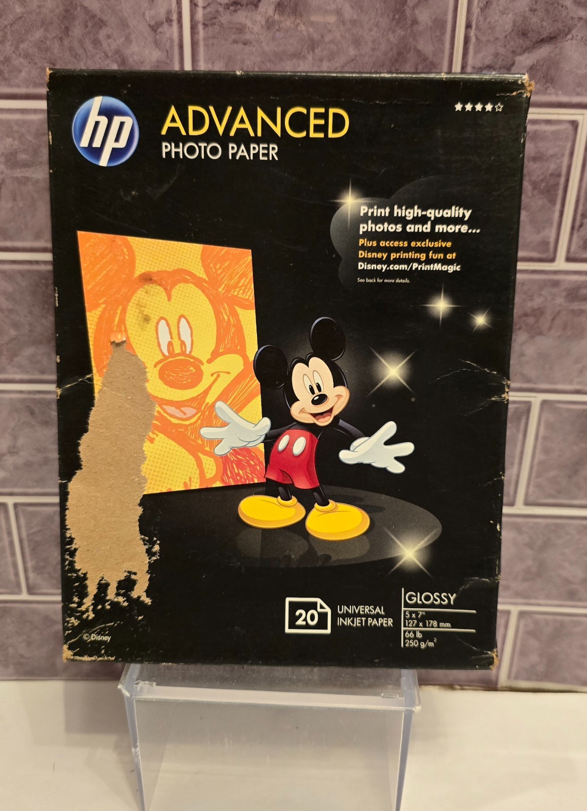 HP Advanced Photo Paper Universal Inkjet Paper Glossy 5x7" 20 *Brand New*