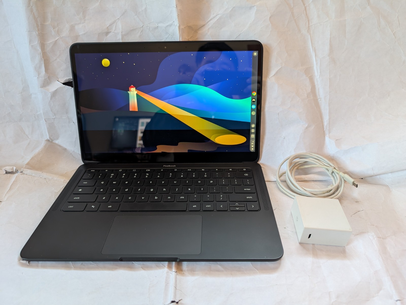 Google Pixelbook Go Chromebook 13.3 FHD Touchscreen, m3-8100Y 97% Battery Health