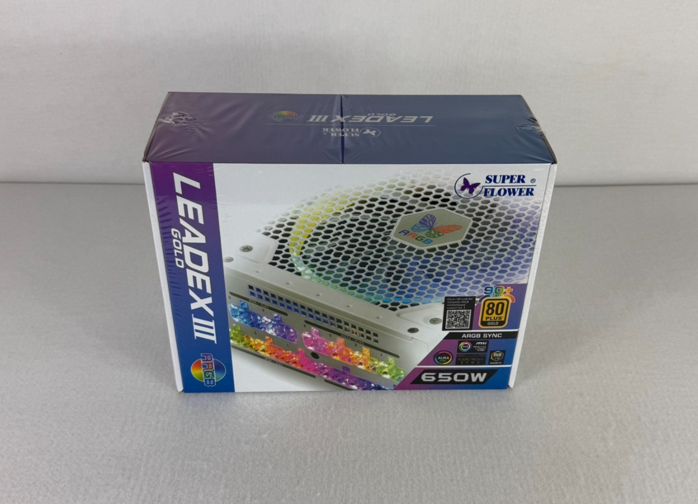 Super Flower Leadex III Gold 650W ARGB 80 Plus Gold Power Supply Sealed