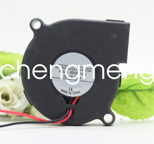 1PC FD1250155S 12V 0.10A 5015 2-wire projector cooling fan