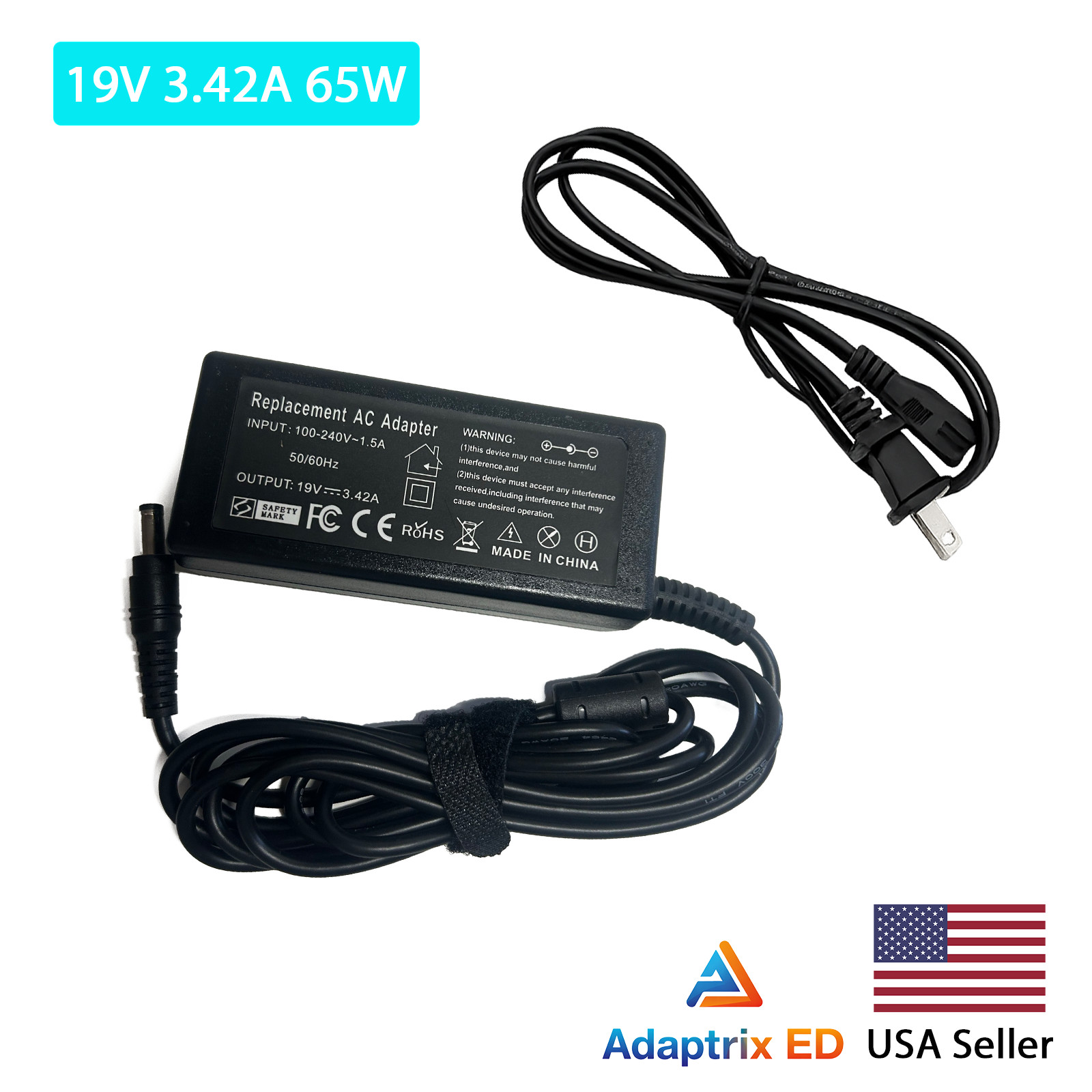AC Adapter Charger Power For Toshiba Satellite L645-S4102 L645-S4103 L645-S4104